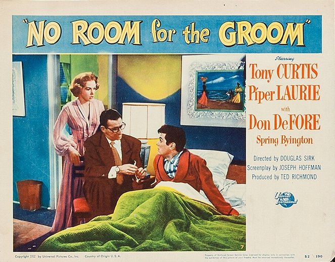 No Room for the Groom - Lobby Cards