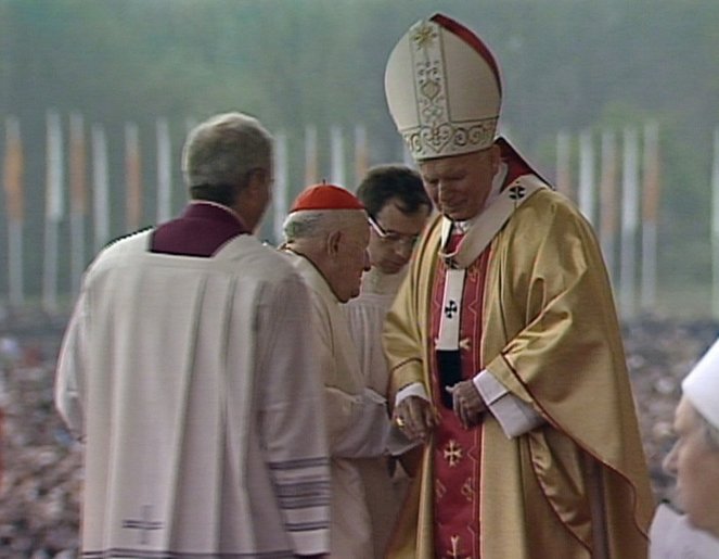 Zakázaný Bůh - Generál bez vojska - Z filmu - kardinál František Tomášek, papież Jan Paweł II