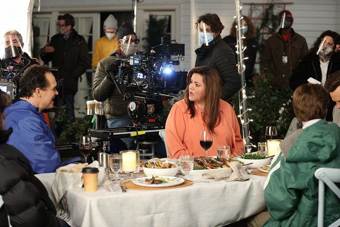 American Housewife - The Election - Tournage - Diedrich Bader, Katy Mixon