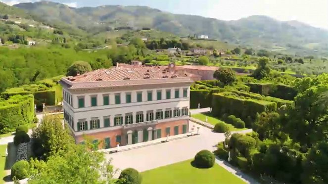 Villengärten in der Toskana - Die Villa Reale bei Marlia - Filmfotos