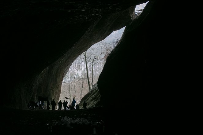 Zakletá jeskyně - Z natáčení