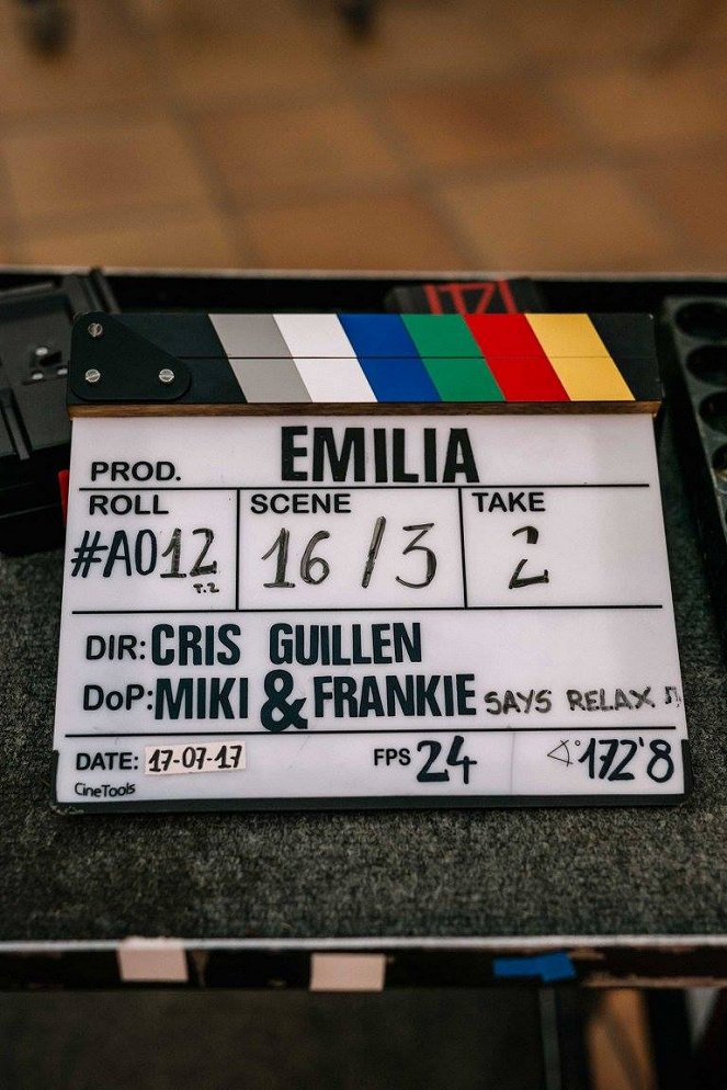 Emilia - Del rodaje
