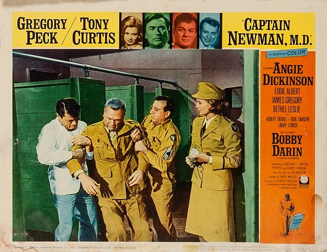 Captain Newman, M.D. - Lobbykarten