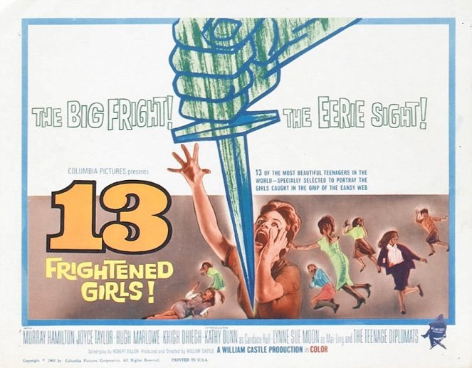 13 Frightened Girls! - Cartões lobby