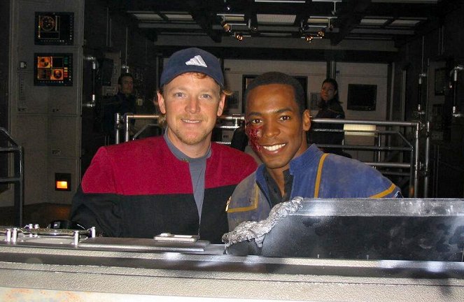 Star Trek: Enterprise - Crepúsculo - De filmagens - Robert Duncan McNeill, Anthony Montgomery