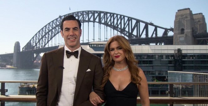 OSCARS - Die Nacht 2021 - Filmfotos - Sacha Baron Cohen, Isla Fisher