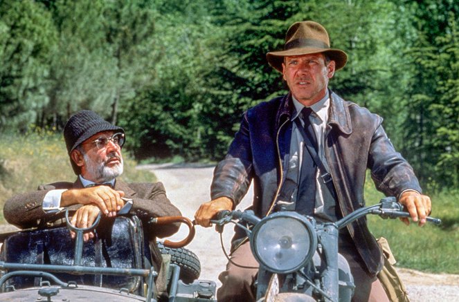 Indiana Jones : À la recherche de l'âge d'or perdu - De la película - Sean Connery, Harrison Ford