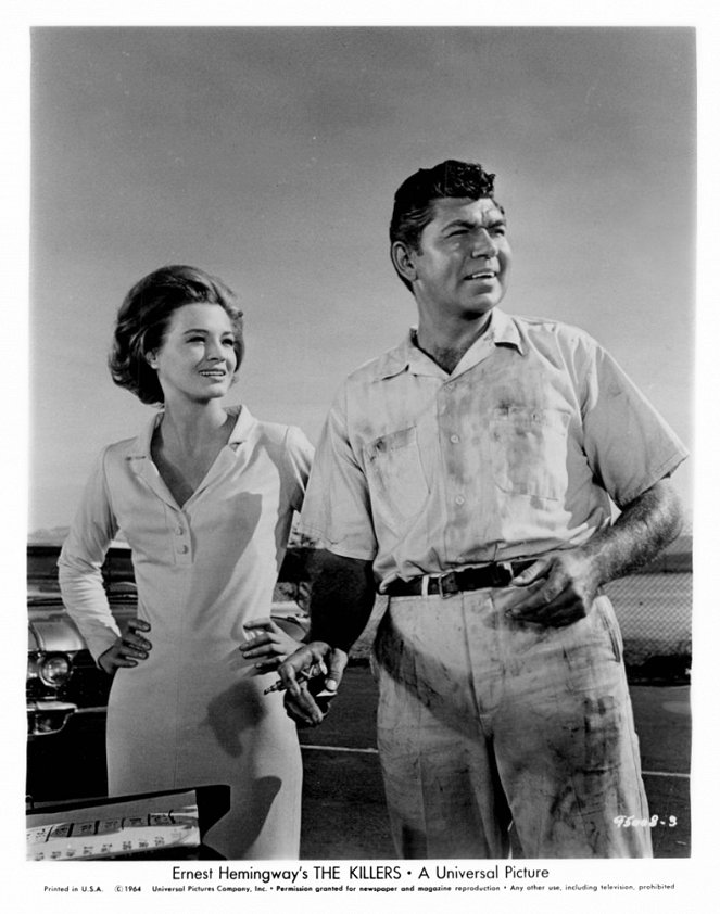 Zabójcy - Lobby karty - Angie Dickinson, Claude Akins