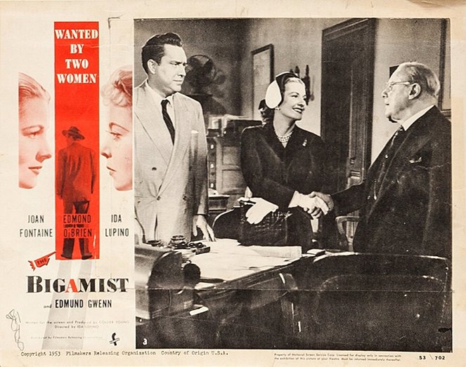 Der Mann mit zwei Frauen - Lobbykarten - Edmond O'Brien, Joan Fontaine, Edmund Gwenn