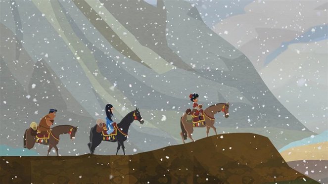 Die Abenteuer des jungen Marco Polo - Season 1 - Im Schneesturm über den Himalaya - Van film