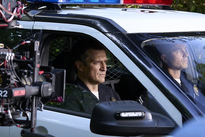 The Rookie - Opération infiltration - Tournage - Nathan Fillion, Eric Winter