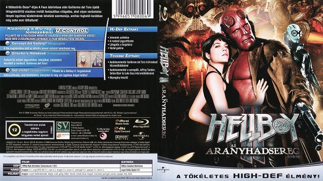 Hellboy II - Az Aranyhadsereg - Borítók