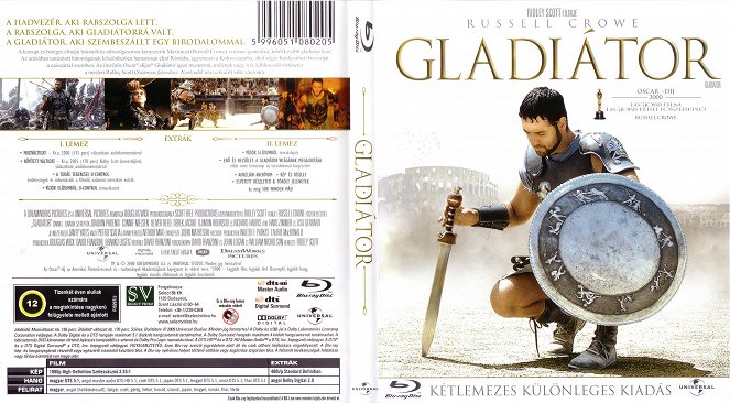 Gladiátor - Borítók