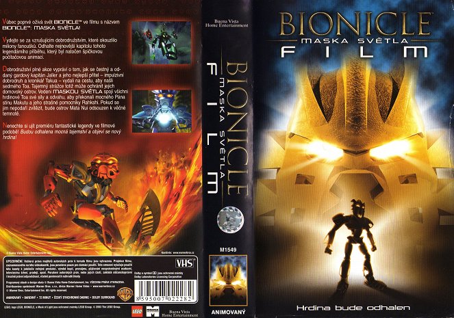 Bionicle: Mask of Light - Couvertures