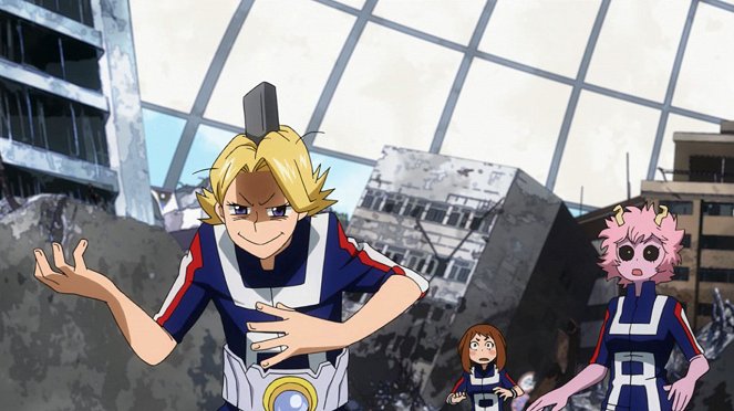 Boku no Hero Academia - Bouřlivá školní olympiáda - Z filmu