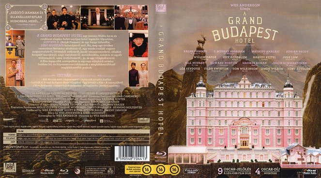 Grand Budapest Hotel - Okładki