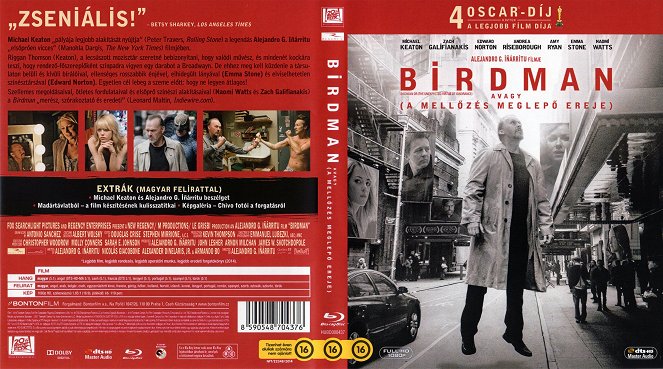 Birdman o (la inesperada virtud de la ignorancia) - Carátulas
