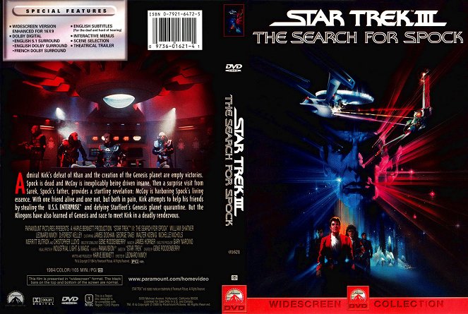 Star Trek III - En busca de Spock - Carátulas