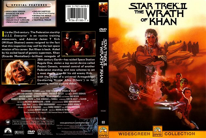 Star Trek II: Khanin viha - Coverit