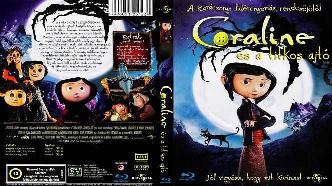 Los mundos de Coraline - Carátulas