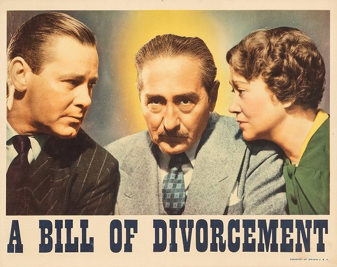 A Bill of Divorcement - Fotosky - Herbert Marshall, Adolphe Menjou, Fay Bainter