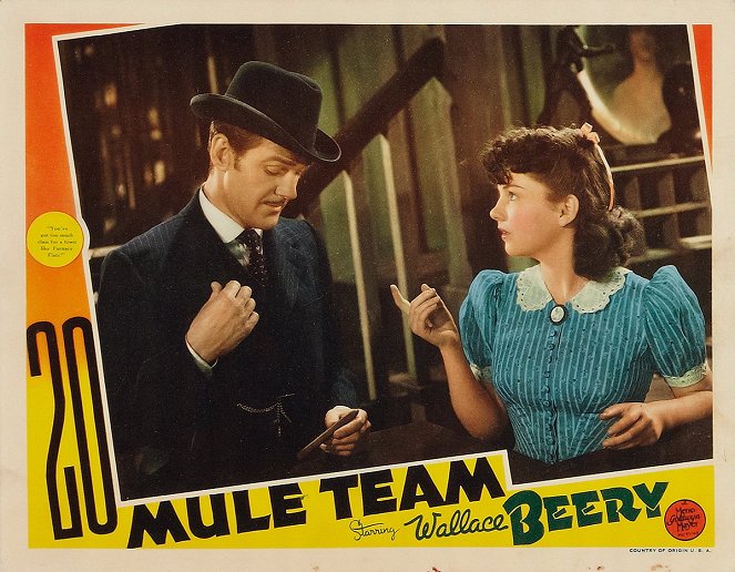 20 Mule Team - Lobby Cards