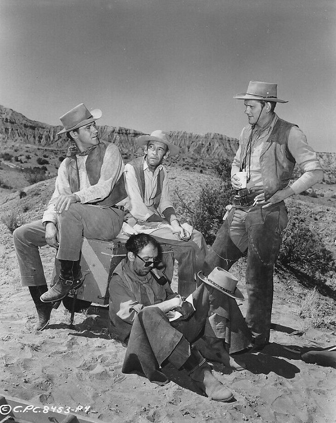 Cowboy - Forgatási fotók - Jack Lemmon, King Donovan, Guy Wilkerson, Dick York