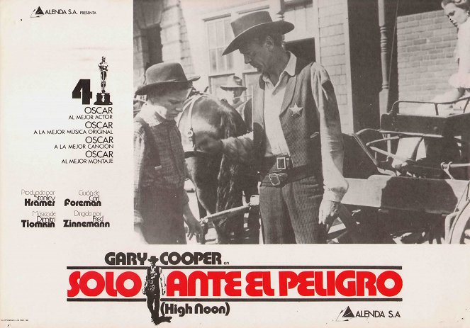 O Comboio Apitou Três Vezes - Cartões lobby - Ralph Reed, Gary Cooper, Grace Princesa de Mônaco