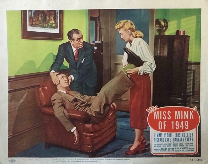 Miss Mink of 1949 - Cartes de lobby