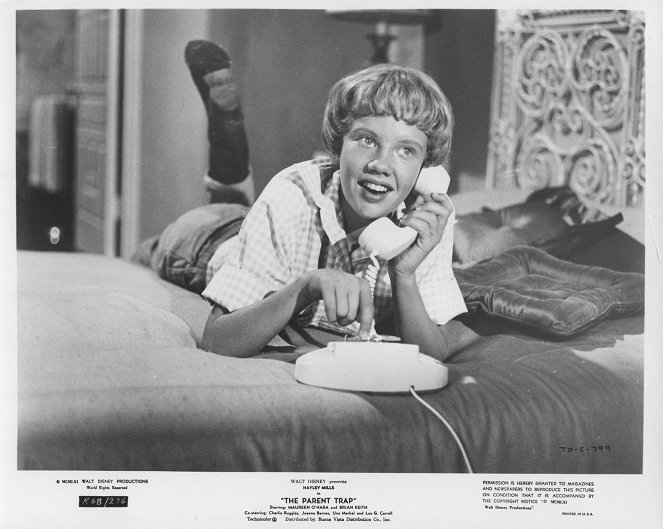 As Duas Gémeas - Cartões lobby - Hayley Mills