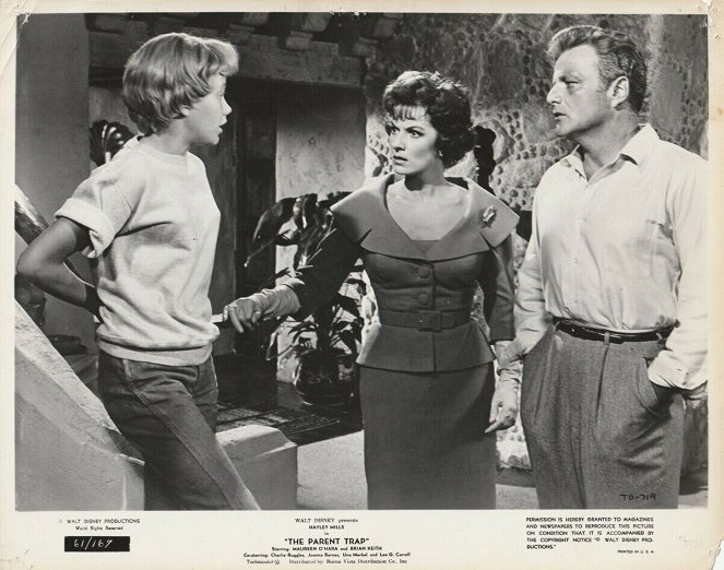 As Duas Gémeas - Cartões lobby - Hayley Mills, Maureen O'Hara, Brian Keith