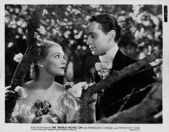 The World Moves On - Lobby karty - Madeleine Carroll, Franchot Tone