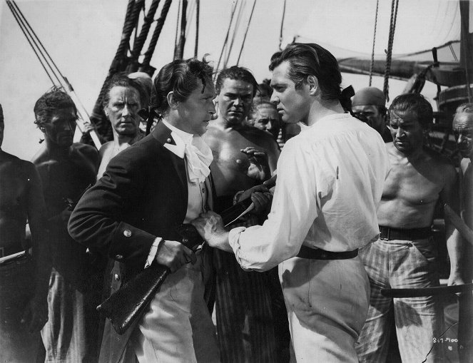 Lázadás a Bountyn - Filmfotók - Franchot Tone, Clark Gable
