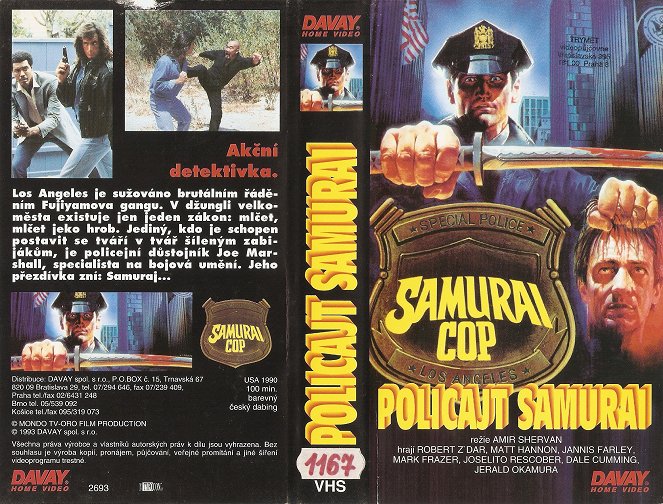 Samurai Cop - Couvertures