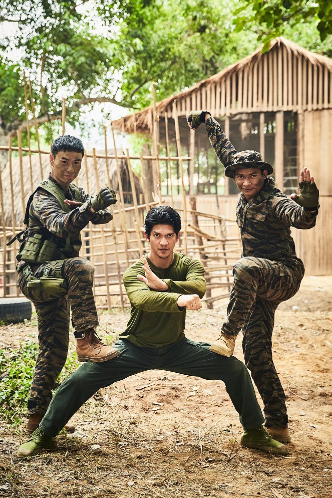 Triple Threat - Werbefoto - Tiger Chen Hu, Iko Uwais, Tony Jaa