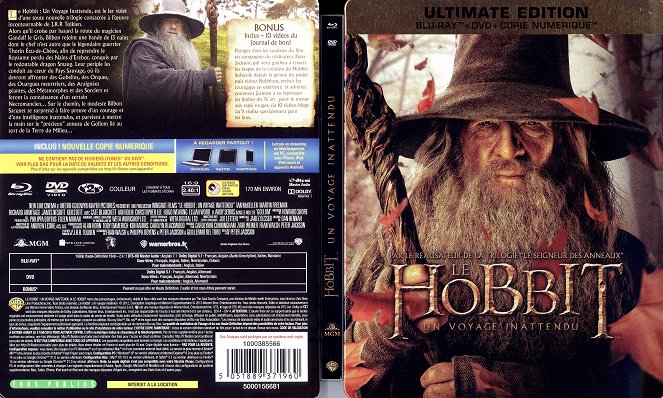 El hobbit: Un viaje inesperado - Carátulas