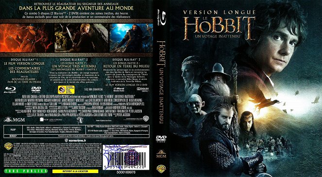 El hobbit: Un viaje inesperado - Carátulas
