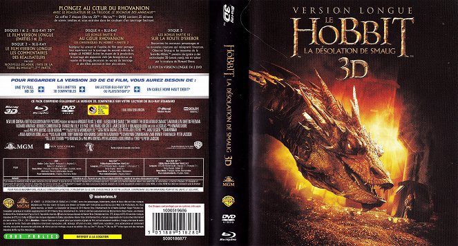A hobbit - Smaug pusztasága - Borítók