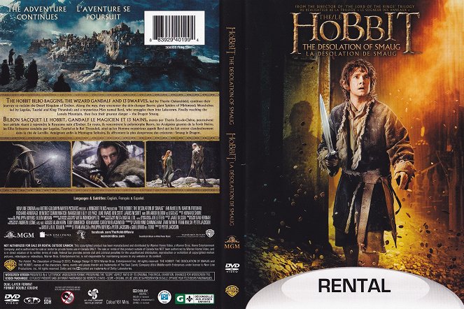 A hobbit - Smaug pusztasága - Borítók