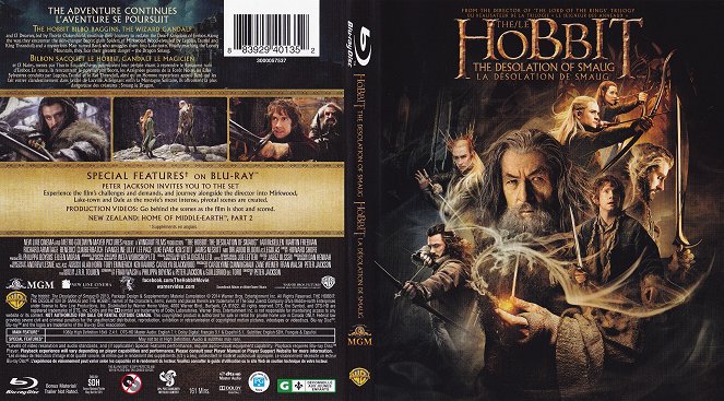 El hobbit: La desolación de Smaug - Carátulas