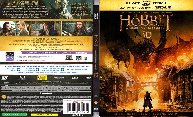 Le Hobbit : La bataille des qinq armées - Couvertures