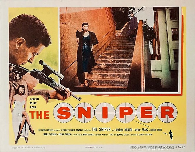 The Sniper - Lobby Cards