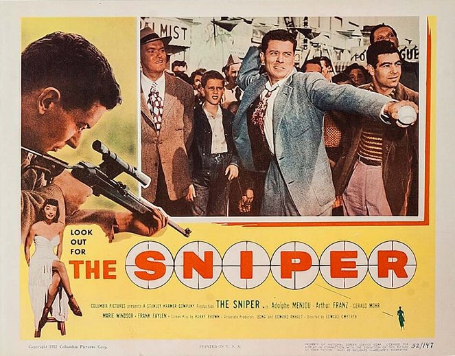 The Sniper - Lobby Cards