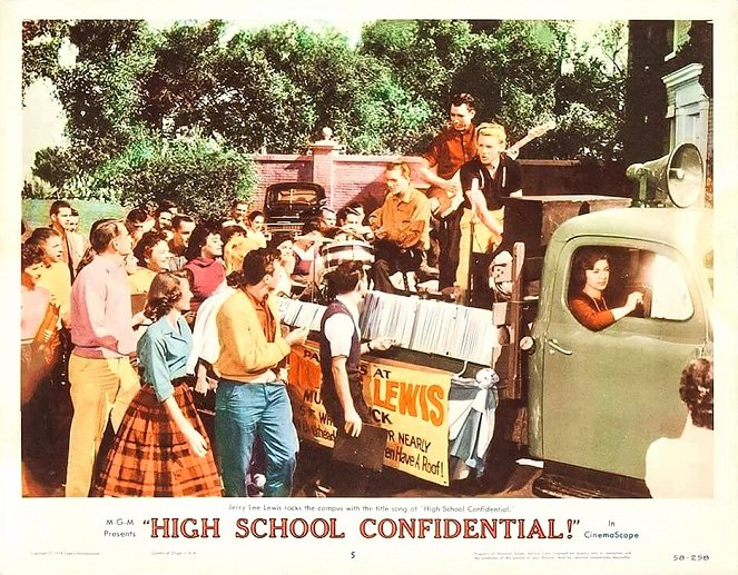 High School Confidential! - Lobby Cards - Jerry Lee Lewis