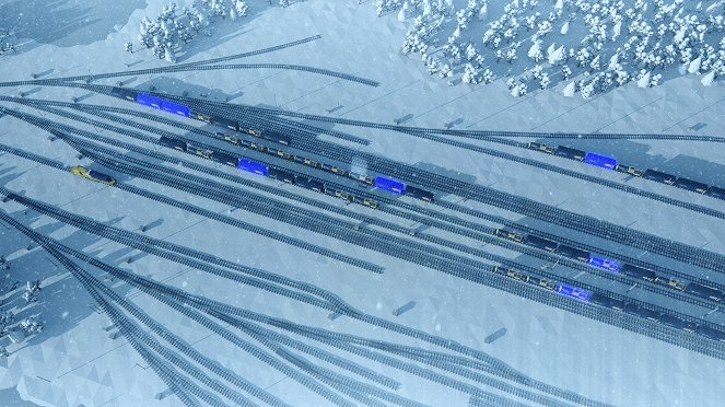 Železnice v arktickém ledu - Z filmu