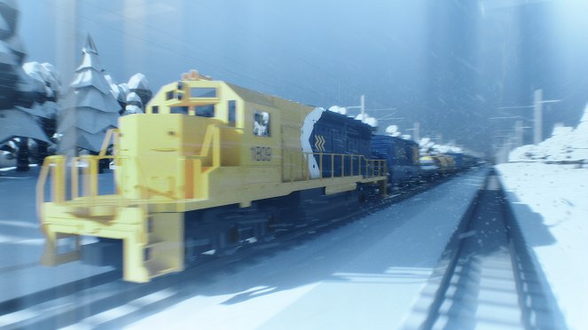 Železnice v arktickém ledu - Z filmu