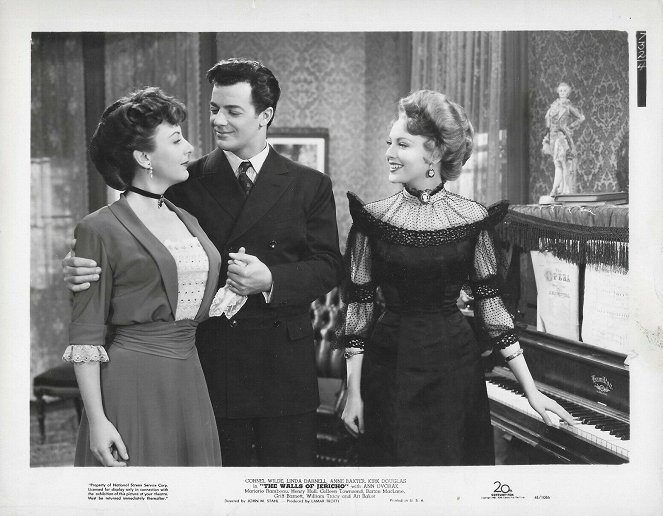 The Walls of Jericho - Lobbykaarten - Ann Dvorak, Cornel Wilde, Linda Darnell