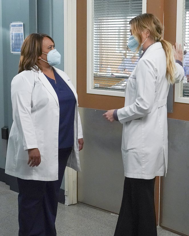Grey's Anatomy - Season 17 - Someone Saved My Life Tonight - Photos - Chandra Wilson, Ellen Pompeo