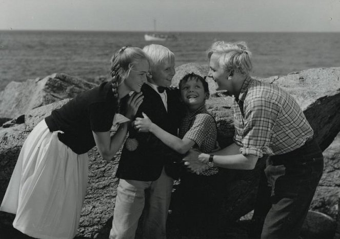 Far til fire på Bornholm - Filmfotos - Rudi Hansen, Helmer Bonde, Ole Neumann, Otto Møller Jensen