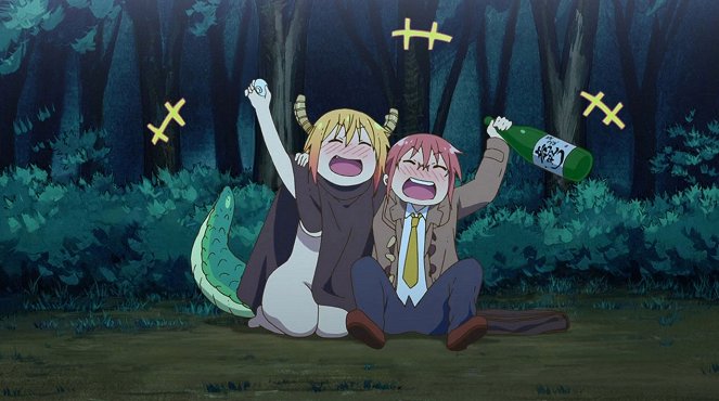 Kobajaši-san či no Maid Dragon - Tóru to Kobajaši, kandó no deai! (Džibun de hádoru agetemasu ne) - Z filmu